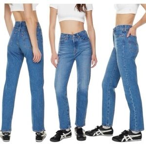 Levi’s Wedgie Straight Jean Indigo Wash 25